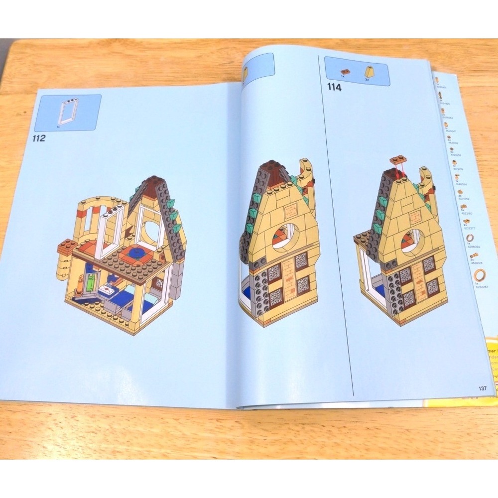 LEGO‎ Harry Potter 75969 Hogwarts Astronomy Tower Instructions Manual Only Used - Picture 6 of 6